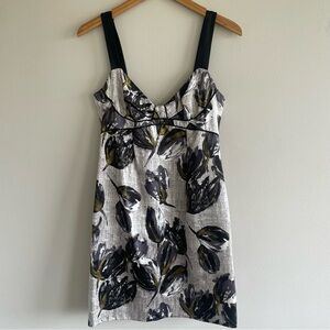 Rebecca Taylor Silk Floral Print Cocktail Dress Size 4